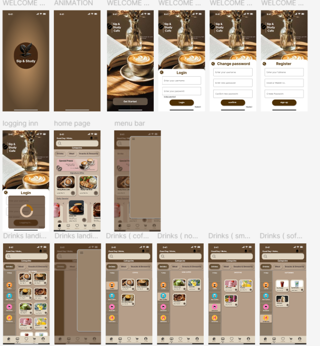 Food Ordering App UI/UX Design Preview